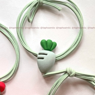 Dây cột tóc cute dễ thương, dây cột tóc con ong, cột tóc hoa cúc, dây cột tóc cà rốt miloostudios