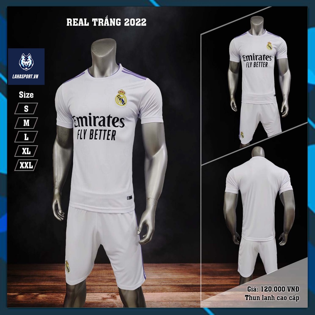 Áo Bóng Đá Real Madrid , Bộ quần áo bóng đá Real Madrid đủ mẫu mới nhất SP11
