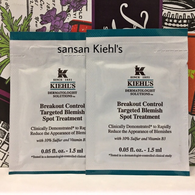 Chấm mụn Kiehl's Breakout Control Targeted Blemish Spot Treatment sample