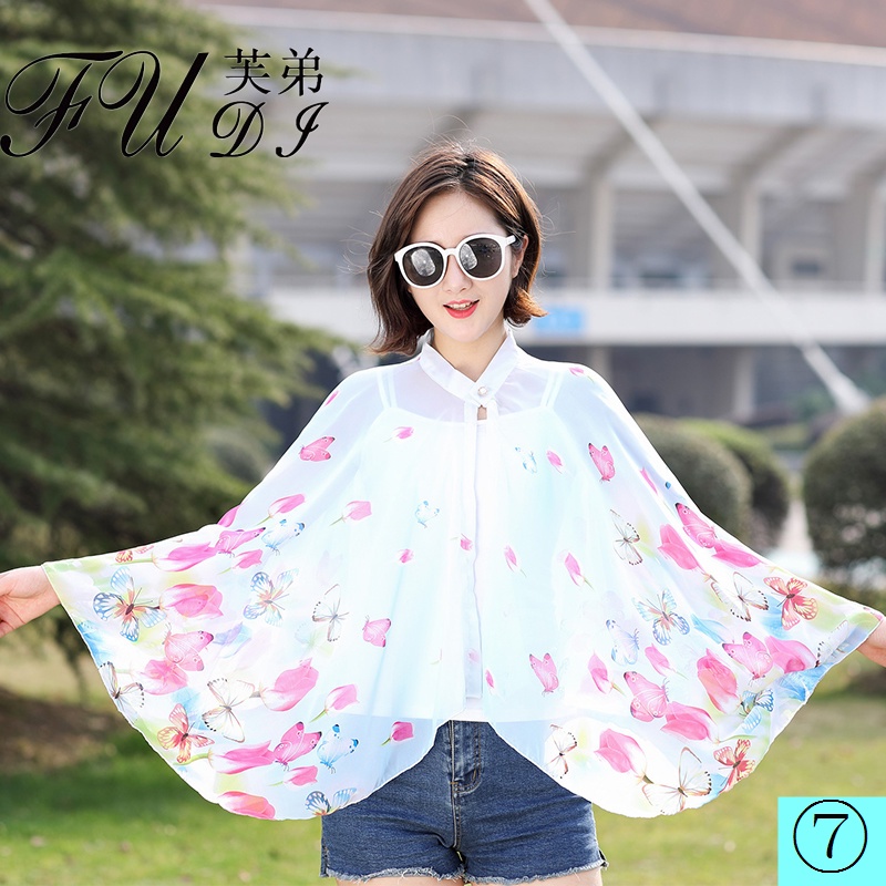 Áo Choàng Chiffon Lụa Chống Nắng Thời Trang Mùa Hè Cho Nữ