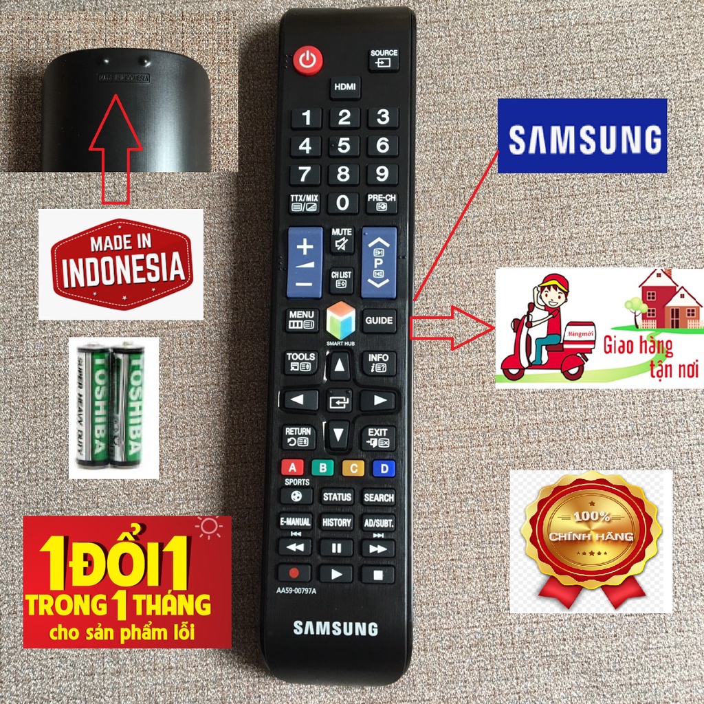 Điều khiển tivi samsung hàng mới 100% chính hãng