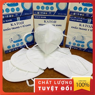 Khẩu trang y tế n95 katoji 5 lớp kháng khuẩn hộp 20 cái