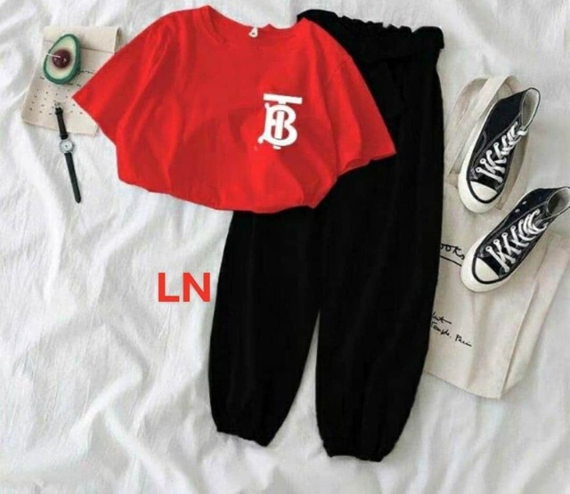 Set áo thun tình bạn + quần bom chun ống