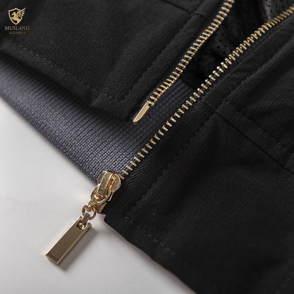 Áo Khoác Gió Windy Bomber Jacket AG21001 Musland - Áo Khoác Gió Chất Liệu Nỉ Chống Thấm Nước, Giữ Ấm Tốt