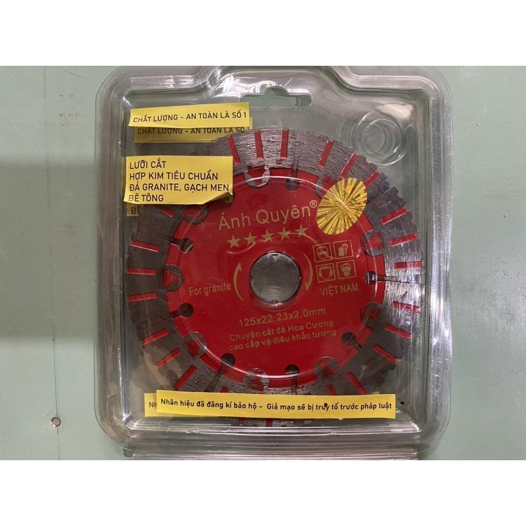 Lưỡi cắt tường, cắt đá, cắt bê tông xẻ rãnh Ánh Quyên phi 125mm và 150mm