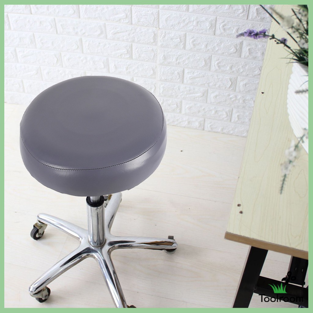 Vỏ Bọc Ghế Xoay Tròn Bằng PU Co Giãn Chống Nước Màu Be