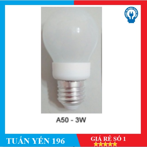 Đèn LED Búp FSL 3w Đèn Đui Xoáy E27 Siêu Sáng Siêu Tiết Kiệm [Tuấn Yến]