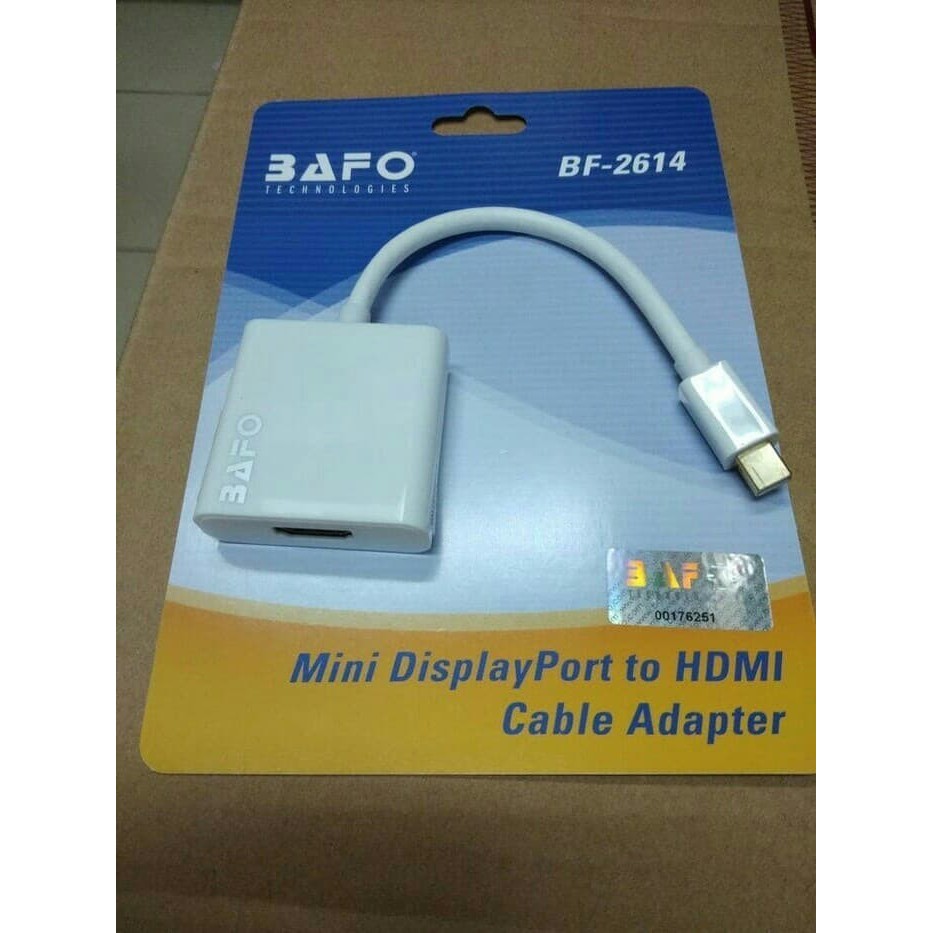 Đầu Chuyển Đổi Bafo Bf-2612 Mini Displayport Sang Vga | BigBuy360 - bigbuy360.vn