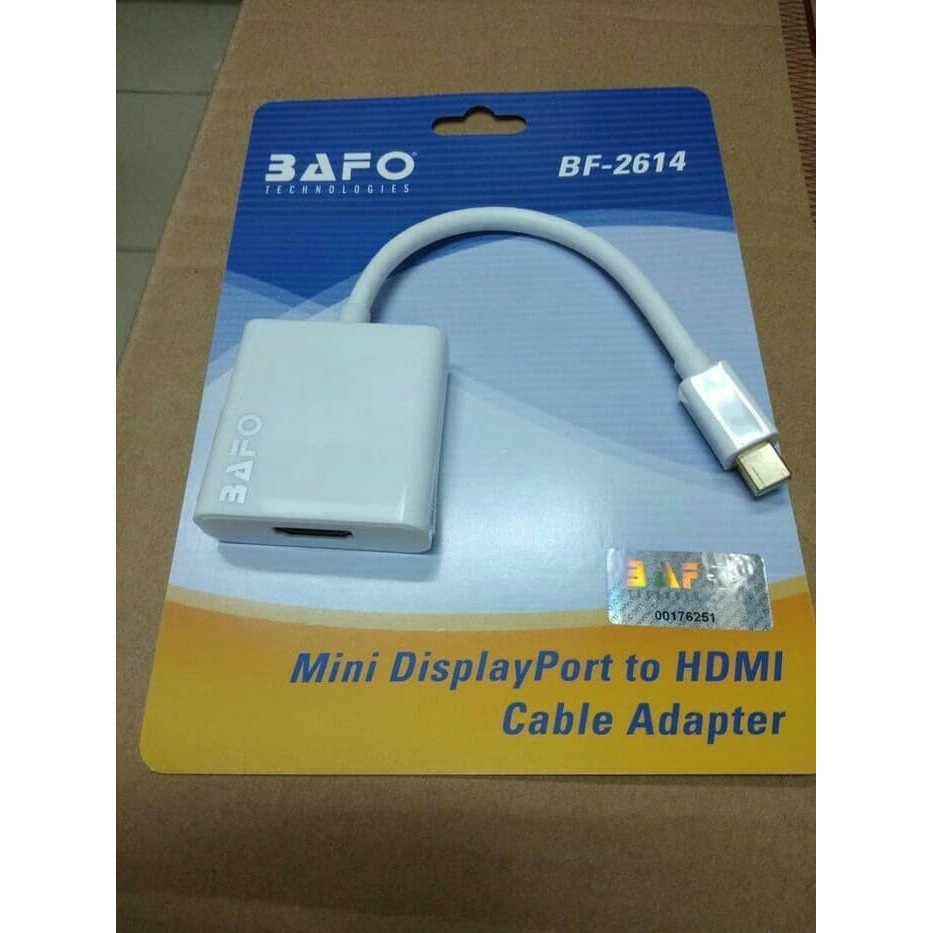 Đầu Chuyển Đổi Bafo Bf-2612 Mini Displayport Sang Vga