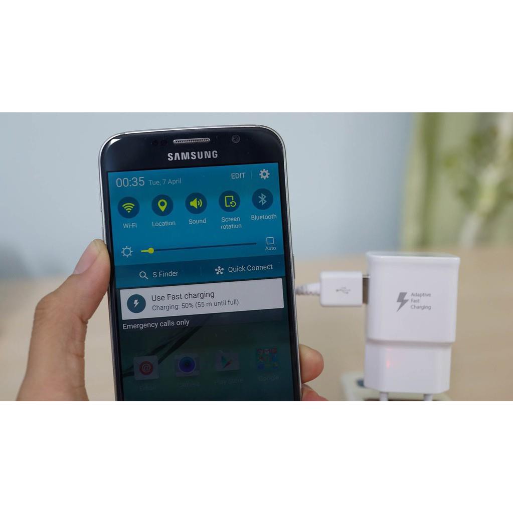 Bộ sạc nhanh Galaxy S7/ S7 Edge zin- bảo hành 6 tháng