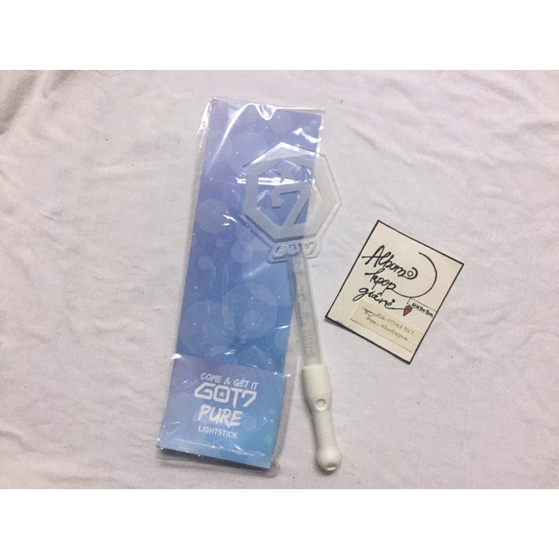 Got7  gậy cổ vũ Come and Get it Pure Offical Lightstick như hình.