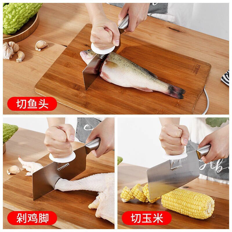 Dụng cụ hỗ trợ sống dao khi chặt 2in1 .Dụng cụ hữu ích cho chị em nội trợ