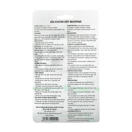 Dầu Khuynh Diệp OPC 25ml Cho Bé Sơ Sinh Và Trẻ Em