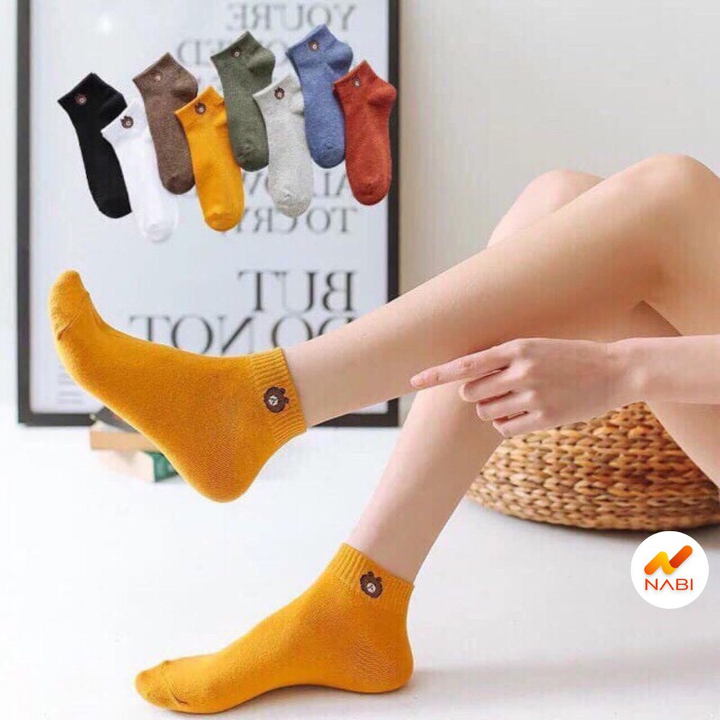 (BÁN SỈ) Tấu GấuFREESHIP Sỉ 10 đôi tất gấu siêu hót loại đẹp Kèm Túi Bọc PK30