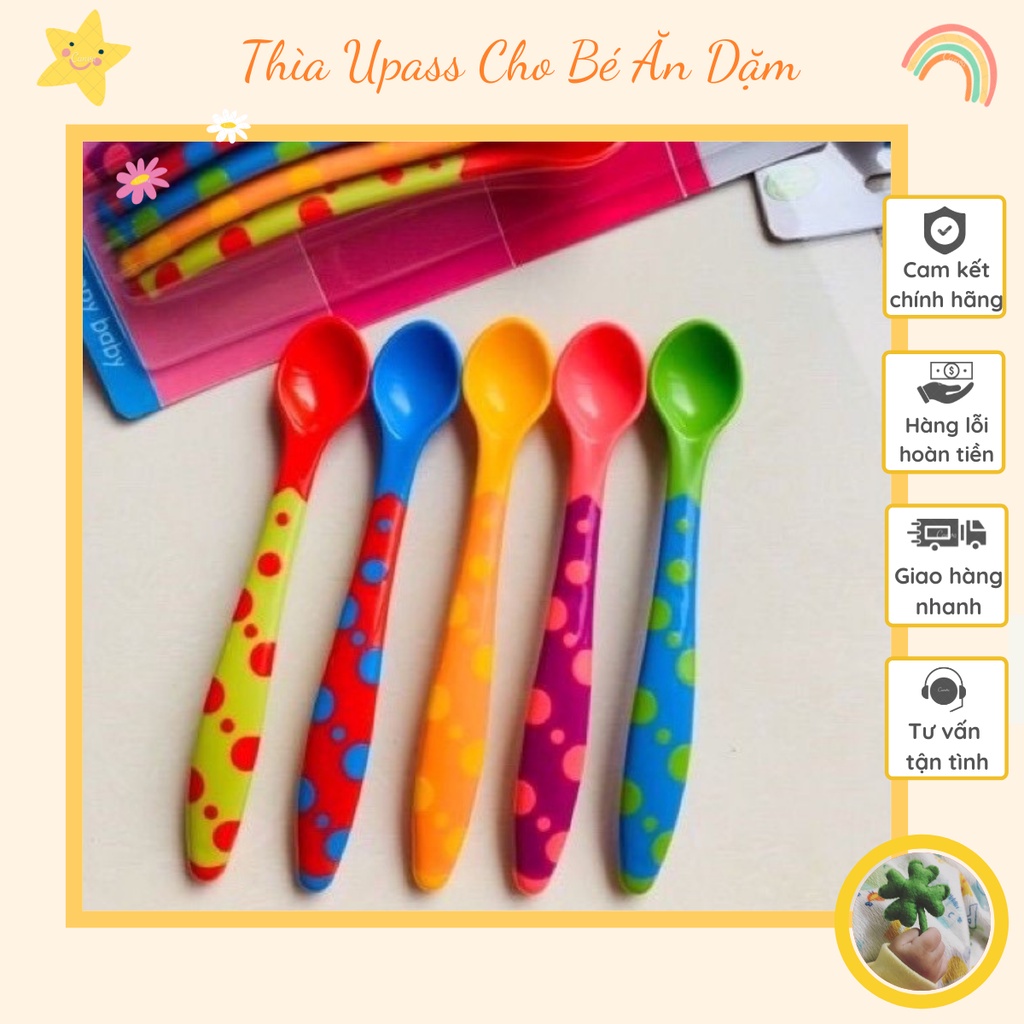 Thìa ăn dặm Upass cho bé 6m+