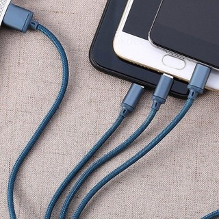 Cáp sạc 3 đầu remax rc-131th-type c-micro usb