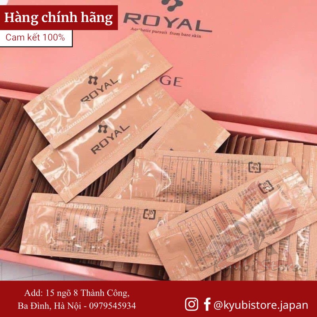 𝗦𝗲𝗿𝘂𝗺 𝗡𝗵𝗮𝘂 𝗧𝗵𝗮𝗶 𝗖𝘂̛̀𝘂 💞𝑭𝒓𝒆𝒆𝒔𝒉𝒊𝒑💖 Mặt Nạ Nhau Thai Cừu Nhật Bản Royal Placenta