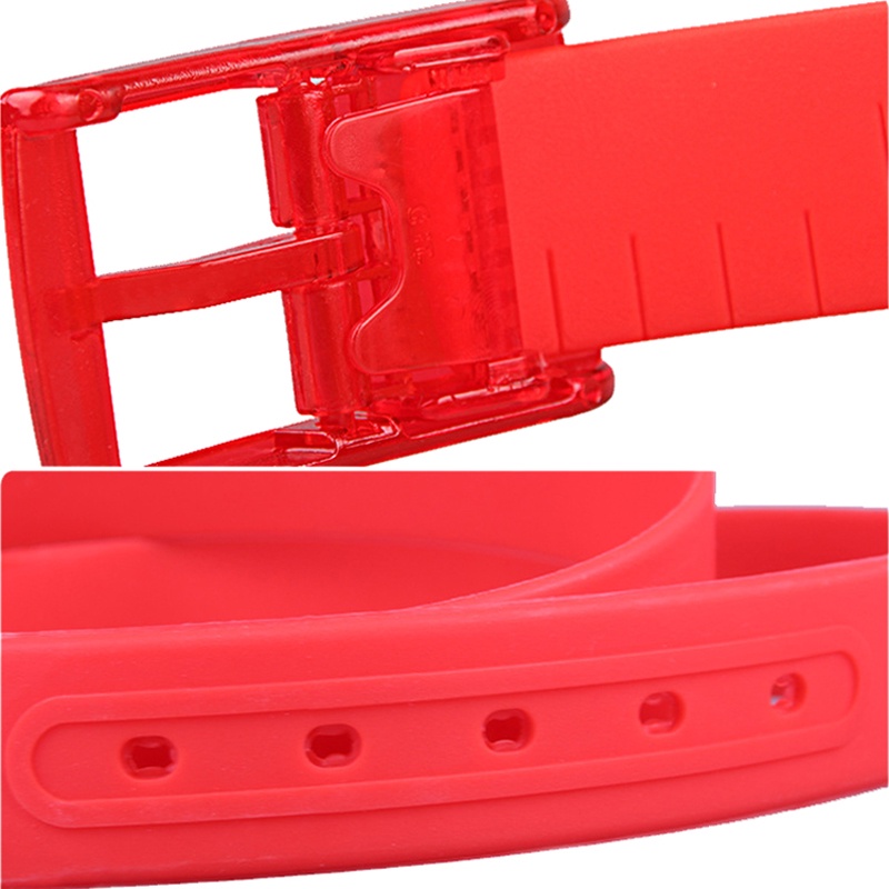 Thắt Lưng Silicone Chống Dị Ứng Màu Sắc Ngọt Ngào Thời Trang Cho Nam Và Nữ
