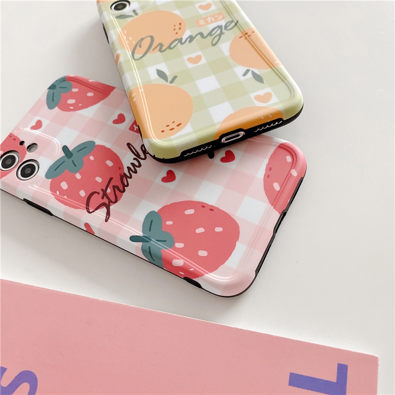 Ốp lưng iphone imd new hè cam dâu 5/5s/6/6plus/6s/6splus/7/7plus/8/8plus/x/xr/xs/11/12/pro/max/plus/promax - Awifi Q1-5 | BigBuy360 - bigbuy360.vn