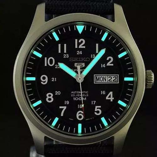 Đồng hồ cơ nam Seiko 5 Quân Đội SNZG11K1S lên cót (máy cơ) mặt kính chống trầy chống nước thể thao nam tính sang trọng | BigBuy360 - bigbuy360.vn