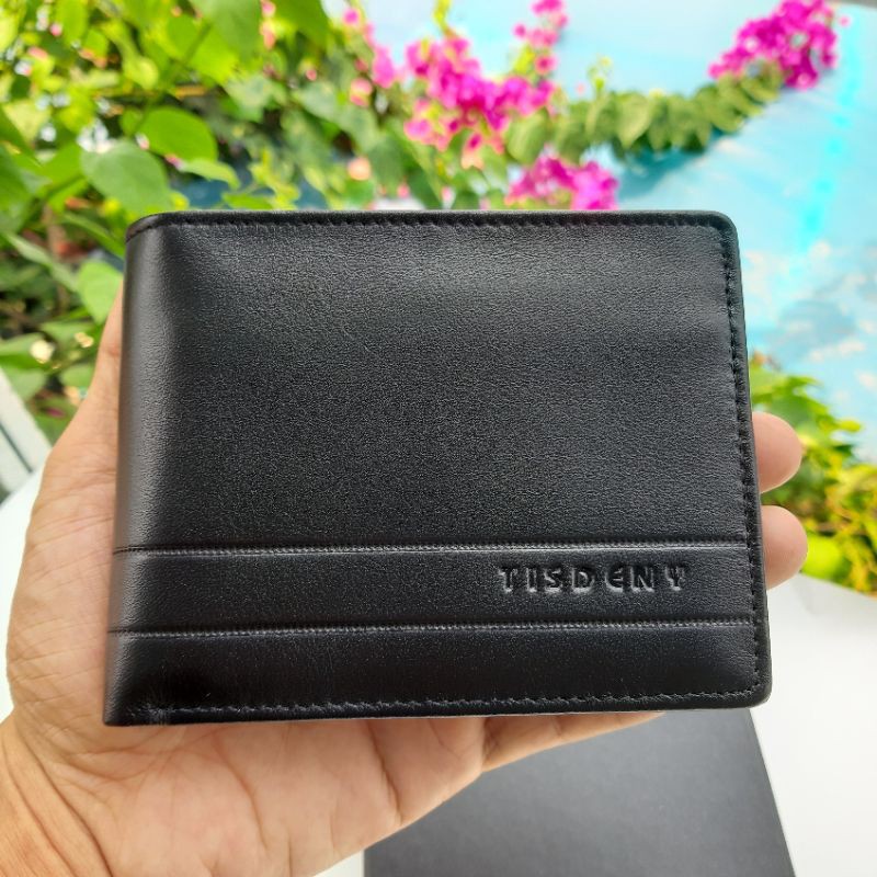 Bóp da ví da nam cao cấp Tisdeny
