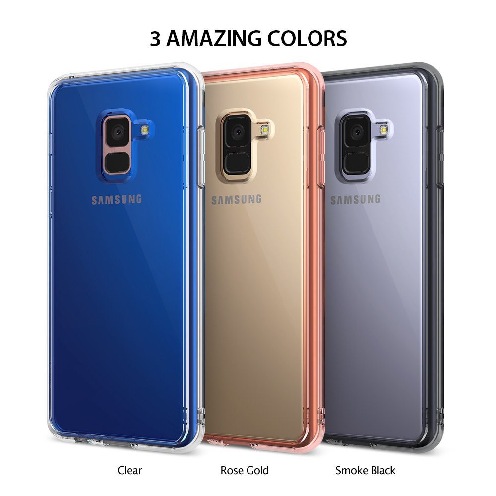 Ốp lưng Ringke Fusion Galaxy A8 Plus 2018 - Hàng nhập khẩu Hàn Quốc