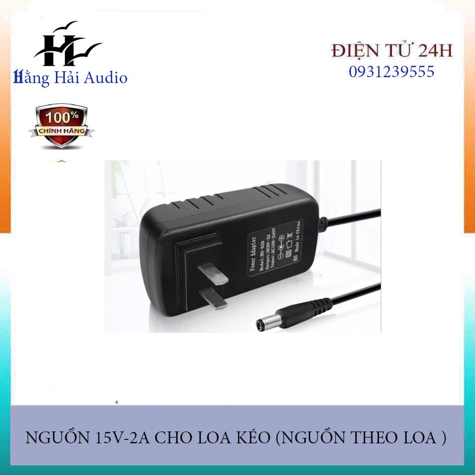 Nguồn 15V_2A cho loa Loa kéo