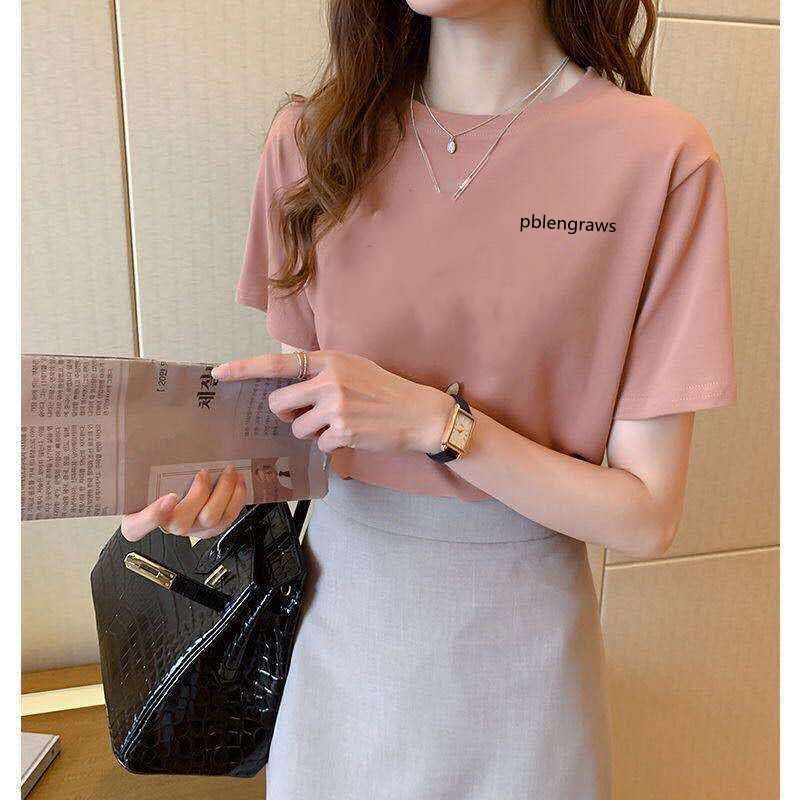 Korean version of loose fashion print trend short-sleeved T-shirt woman