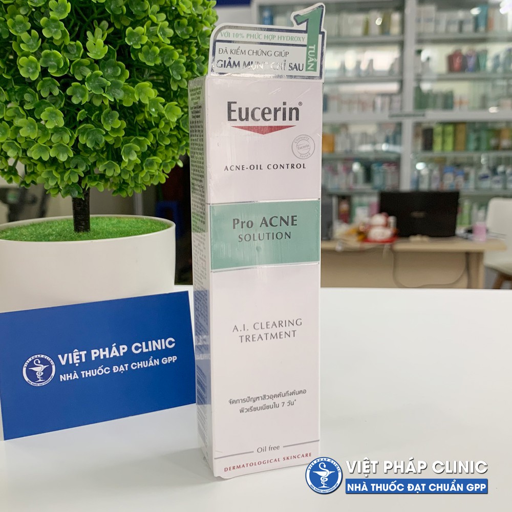 Tinh chất Giảm mụn Eucerin Pro Acne A.I Clearing Treatment 40ml