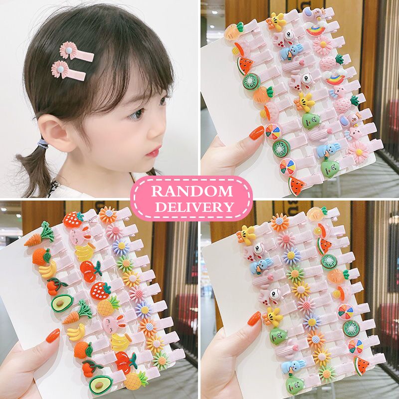 1PCS Kẹp Tóc Hình Trái Cây Xinh Xắn Cho Bé Gái（Random delivery）