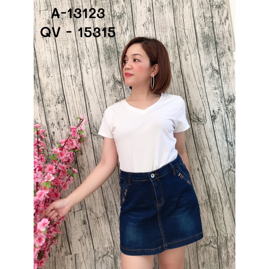 15315 Quần Váy BIG SIZE jean trơn