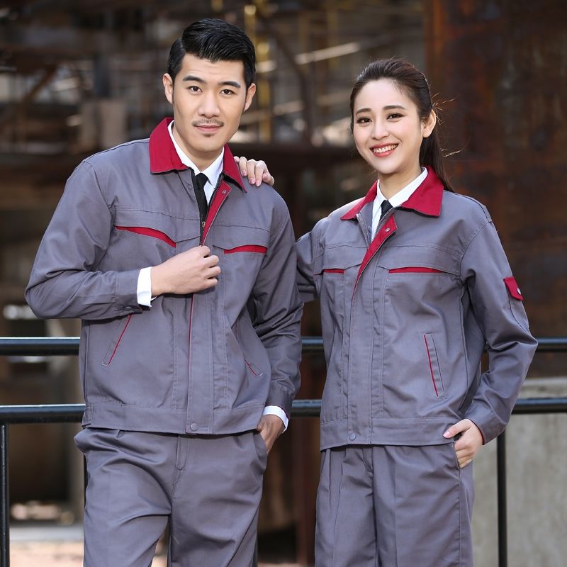 Bộ Đồ Bảo Hộ Lao Động Tay Dài Chống Mòn Thời Trang Thu Đông Cho Nam