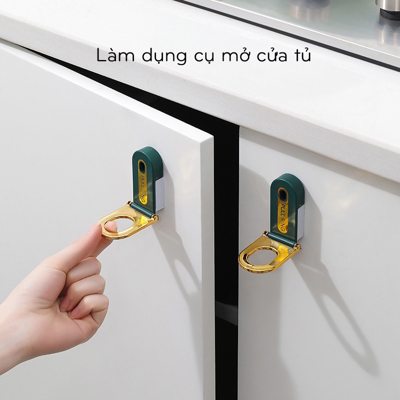 Dụng Cụ Mở Nắp Bồn Cầu Cao Cấp, Miếng Dán Kéo Cửa Đa Năng Tiện Dụng