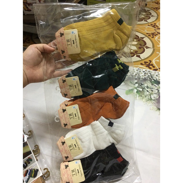 Combo 10 đôi Tất gân người lớn cố ngắn MBMAI06