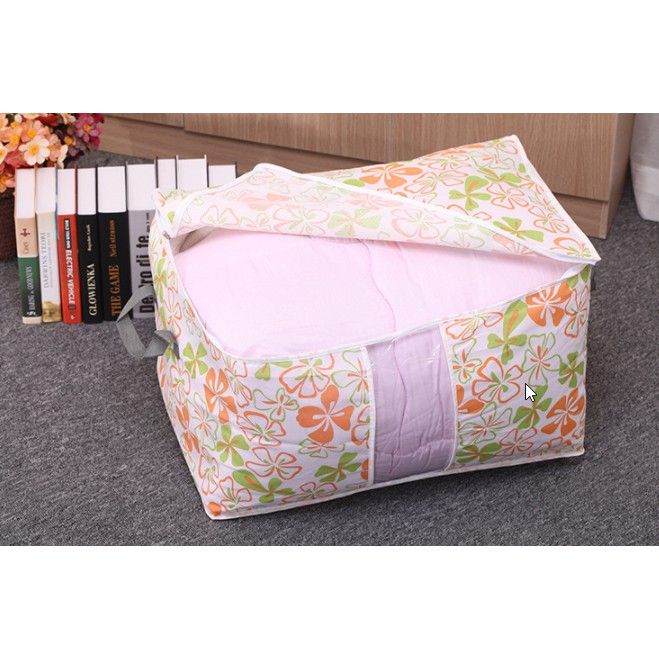 Túi Đựng Đồ, Túi Cất Chăn Màn Quần Áo Size To Có Khóa Kéo Tiện Lợi