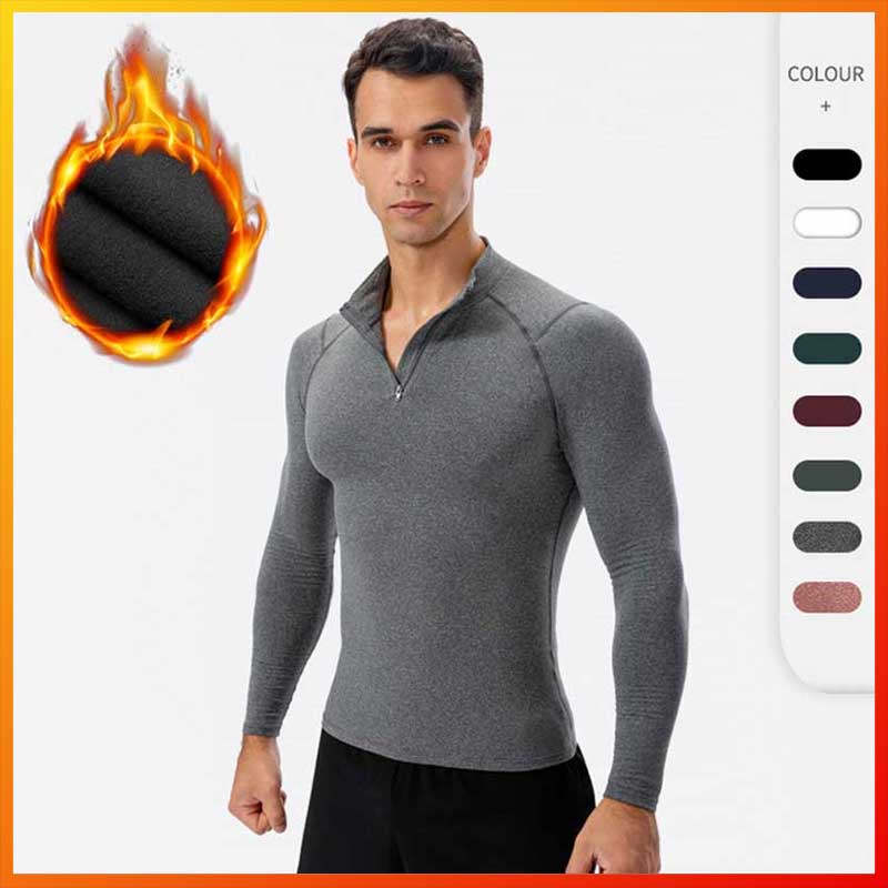 Lululemon Áo Khoác Thể Thao Yoga Tay Dài Cổ Đứng Co Giãn Cao Có Khóa Kéo Cho Nam Mã 11517
