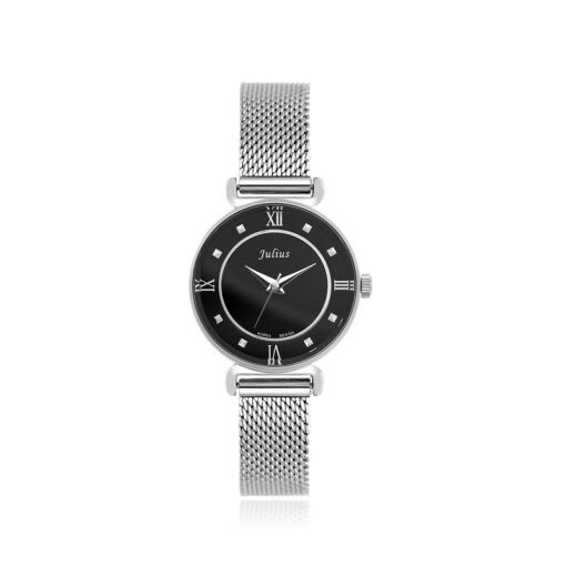 Đồng Hồ Nữ JA-728B Julius Hàn Quốc Dây Thép