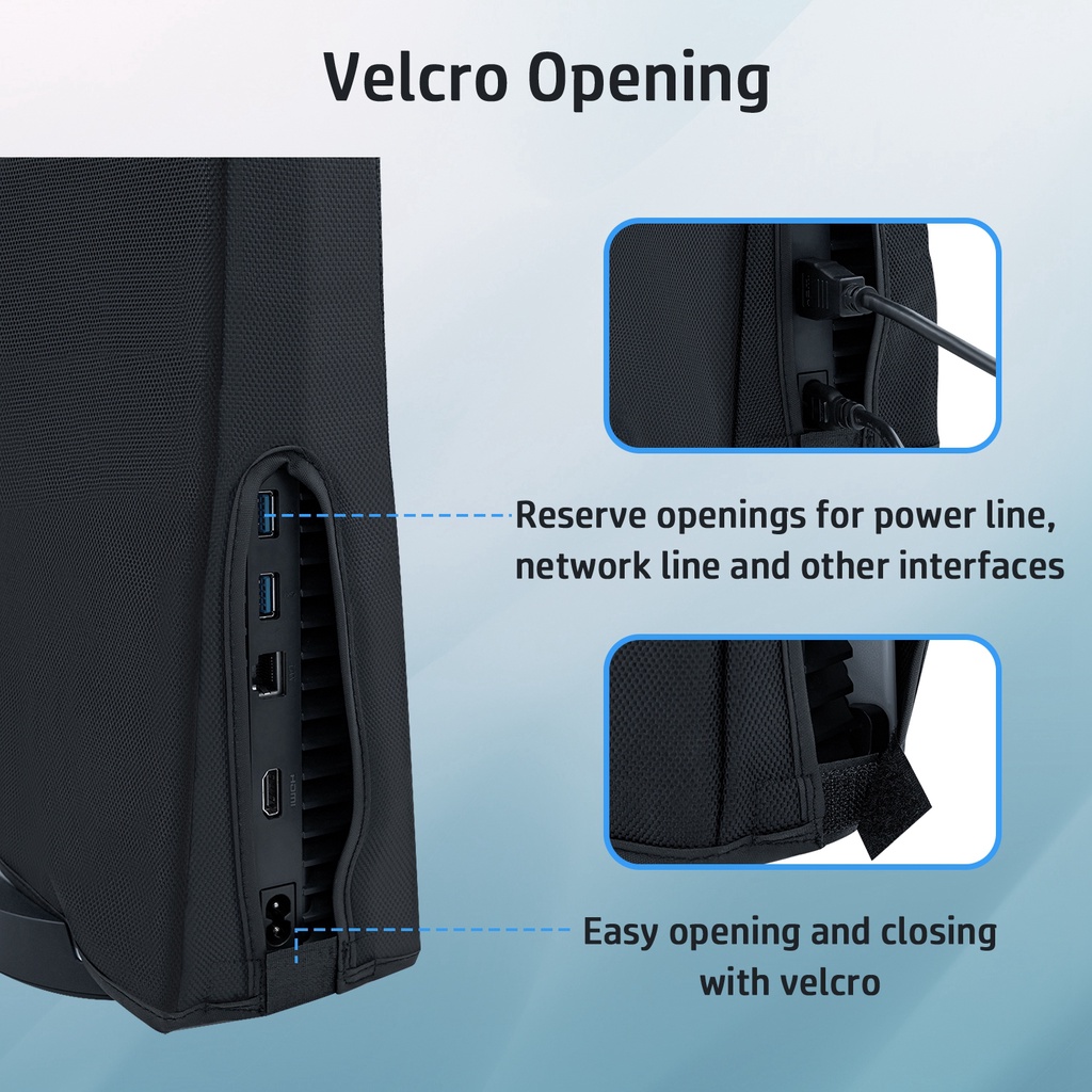 Vỏ Bọc Màu Đen Chống Bụi Cho Máy Chơi game ps5 ps5