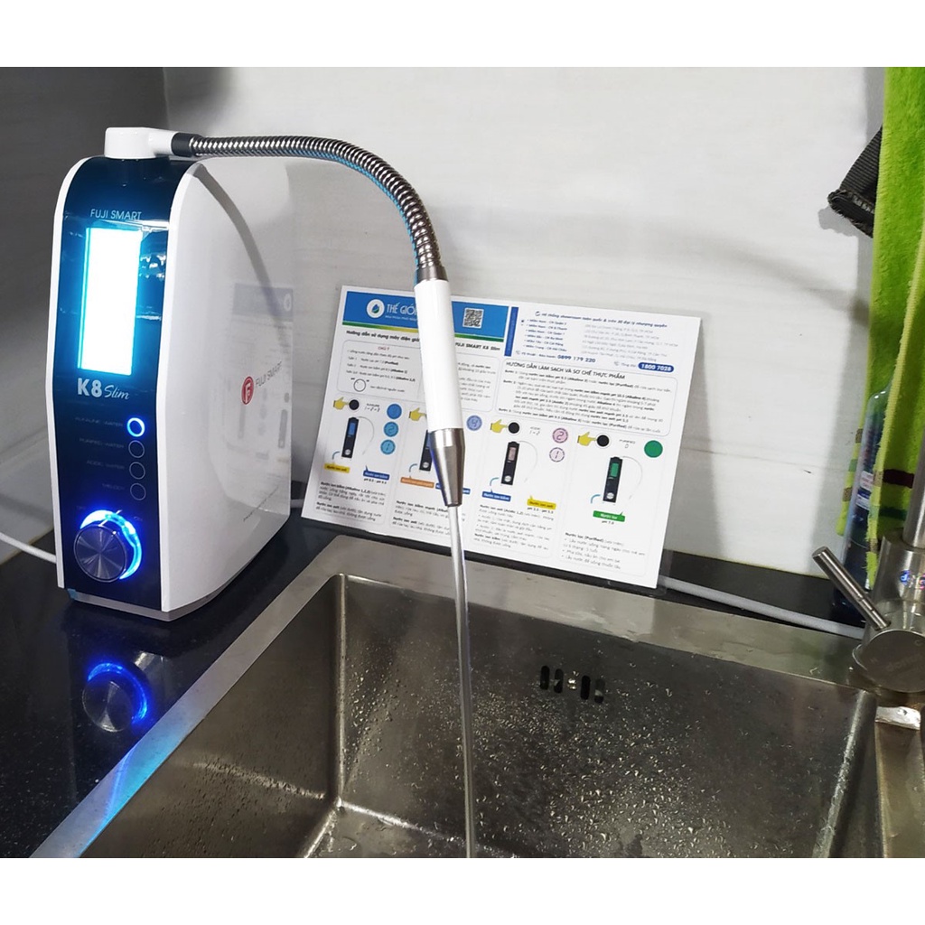 Máy lọc nước ION Kiềm Fuji Smart K8 Slim