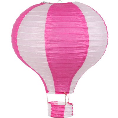 [ HCM ] Đèn lồng giấy hình khinh khí cầu dùng trong trang trí tiệc - loại đường kính 30cm