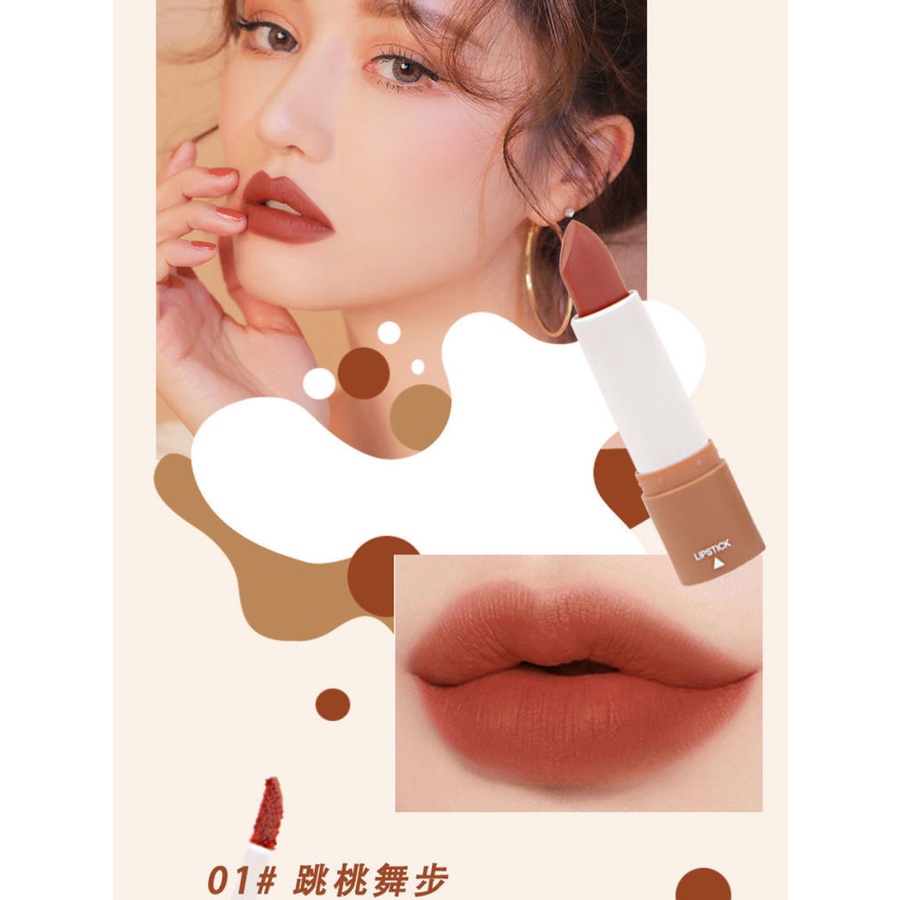 [Hàng mới về] Son môi MANSLY hai đầu lâu trôi màu sắc thời trang