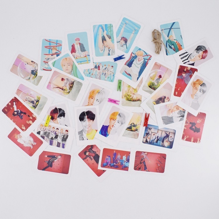 Set 32 thiệp ảnh lomo hình album Love yourself tear của nhóm nhạc Kpop BTS