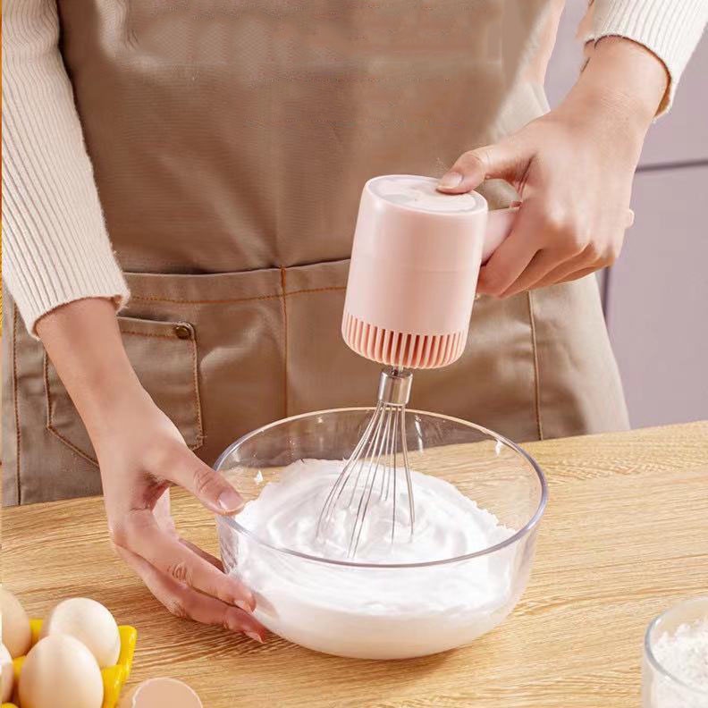 Máy Đánh Khuấy Tự Động Cầm Tay Cỡ Nhỏ Có Thể Sạc Lại Tiện Dụng Cho Gia Đình