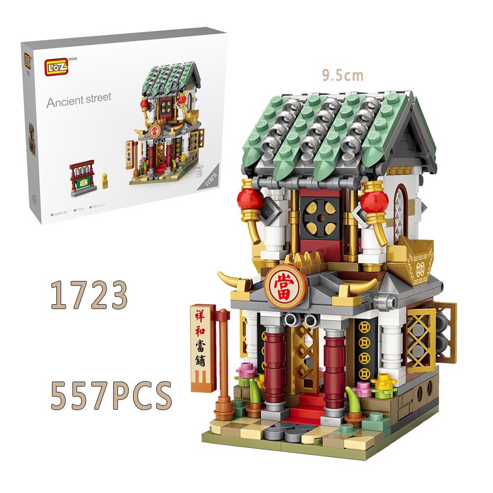 Bộ đồ chơi lắp ráp mô hình cửa hàng đường phố 1722-1725