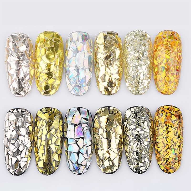 [Hàng mới về] Set 6 hộp kim sa lấp lánh 3D siêu mỏng trang trí móng tay nghệ thuật | BigBuy360 - bigbuy360.vn