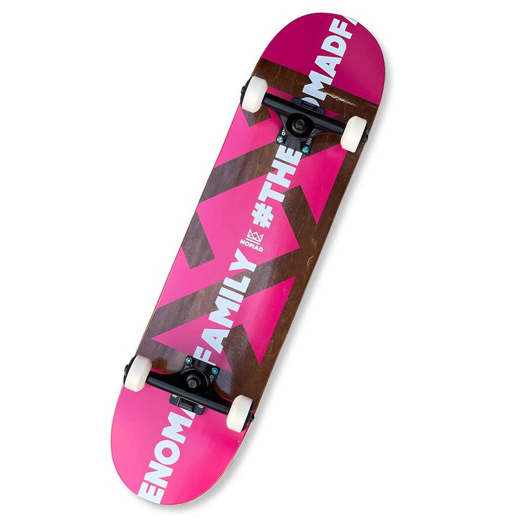Ván Trượt Skateboard NOMAD COMPLETE WOOD HASHTAG PINK 8.0