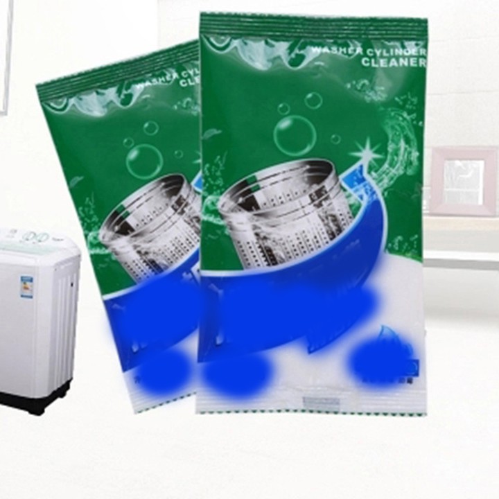 Bột tẩy vệ sinh lồng máy giặt Womu loại cô đặc tẩy cực mạnh 100g đánh bay vết bẩn phủ