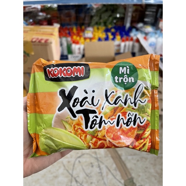 Lẻ 1 Gói mì trộn kokomi xoài xanh tôm nõn 86g