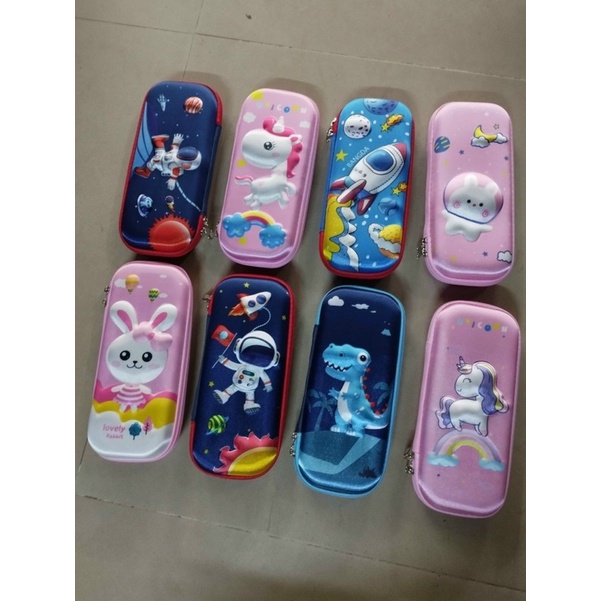 Hộp đựng bút 3d khoá kéo hình ngộ nghĩnh cho bé