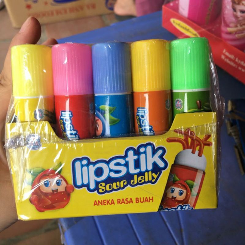 Kẹo dẻo đùn lipstik ( 30 chiếc một hộp )